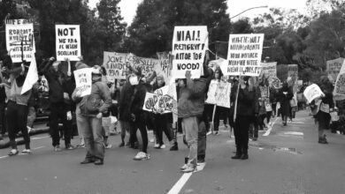 Woodside Protest