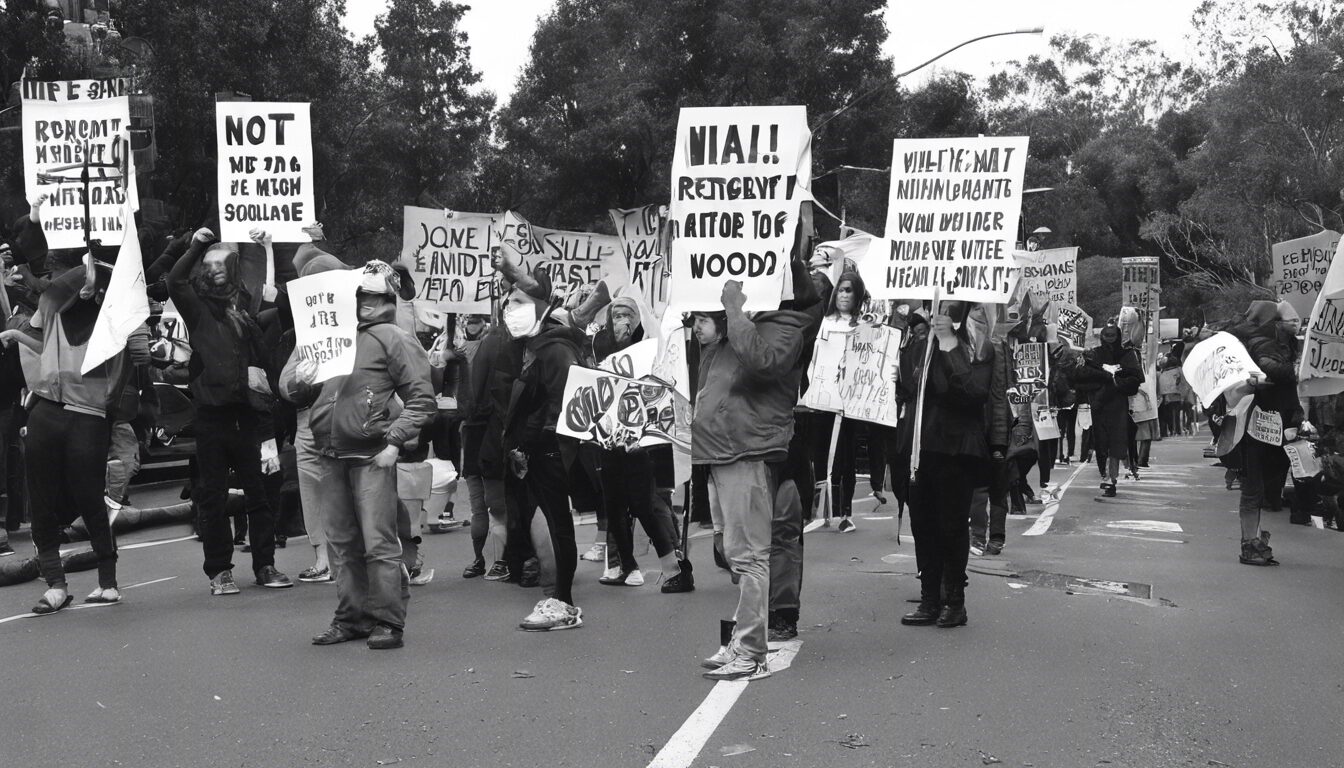 Woodside Protest